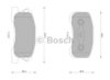 BOSCH 0 986 AB0 220 Brake Pad Set, disc brake